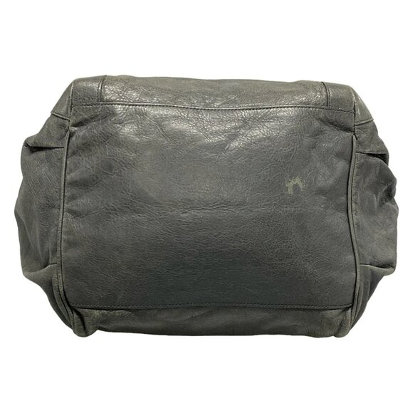 Auth BALENCIAGA The Sunday Small Tote 228750 Dark Gray Leather Tote Bag - Picture 3 of 16